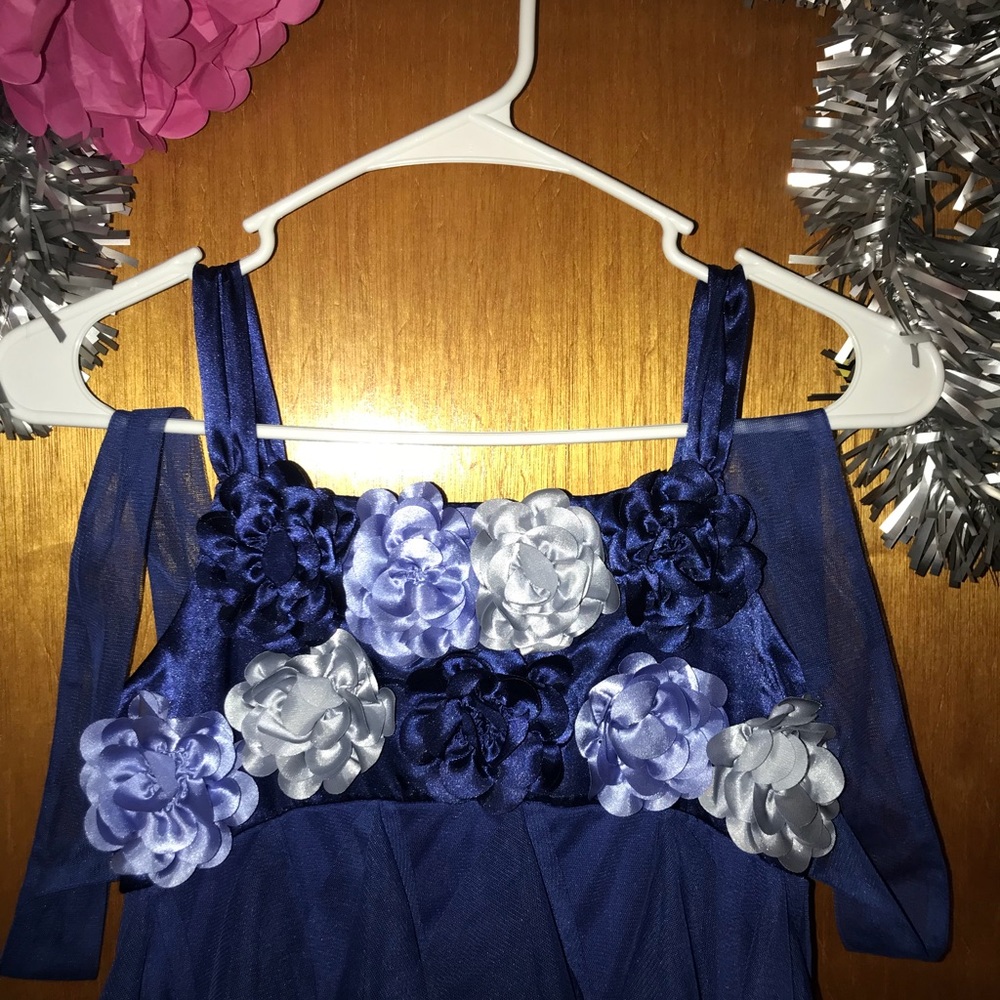 12 Girls Blue Flower🌹bodice party 👗